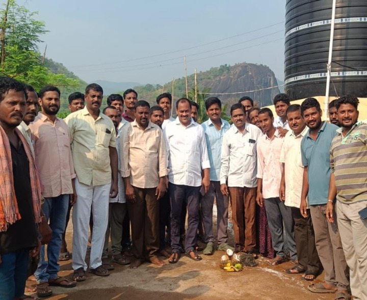 కేసలిలో తాగునీరు ట్యాంక్ ప్రారంభం
