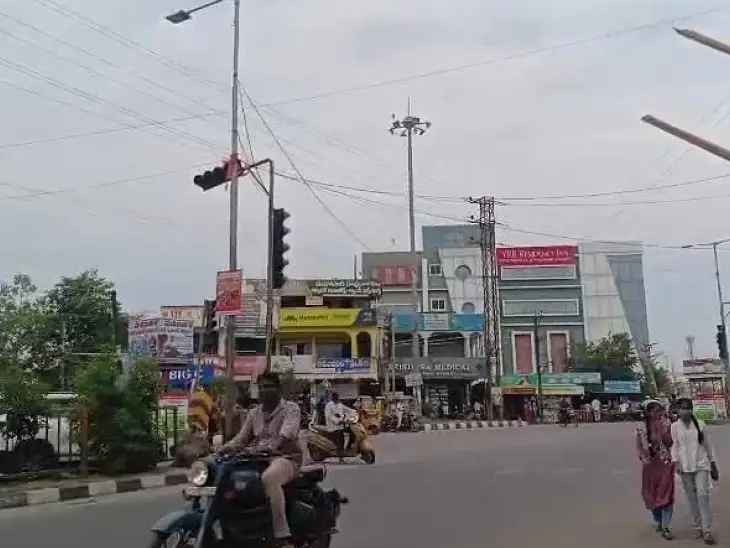 కల్వకుర్తి పట్టణంలో మోహరించిన ట్రాఫిక్ సిగ్నల్స్