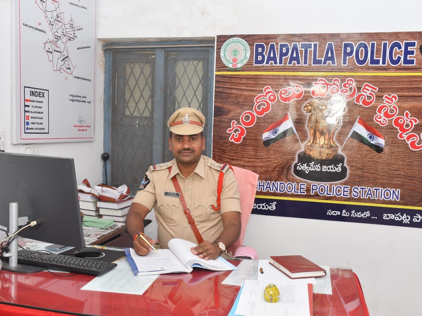 చందోలు నూతన ఎస్సైగా మాధవరావు