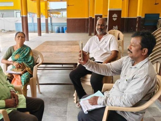 వినాయక్​నగర్​లో పింఛన్ లైవ్​​ అథెంటికేషన్ ​