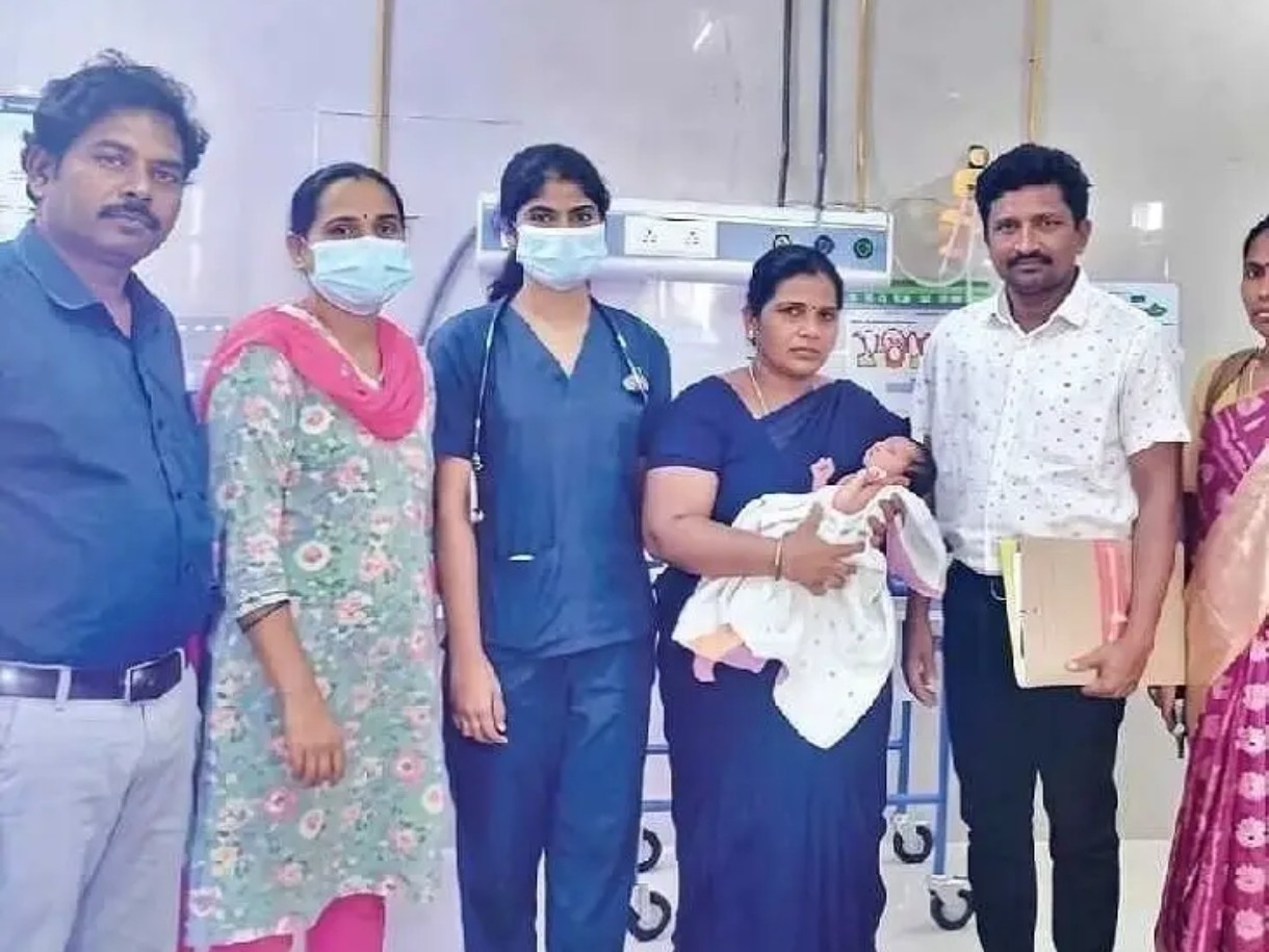శిశువును వదిలి వెళ్లిన ఘటన కలకలం