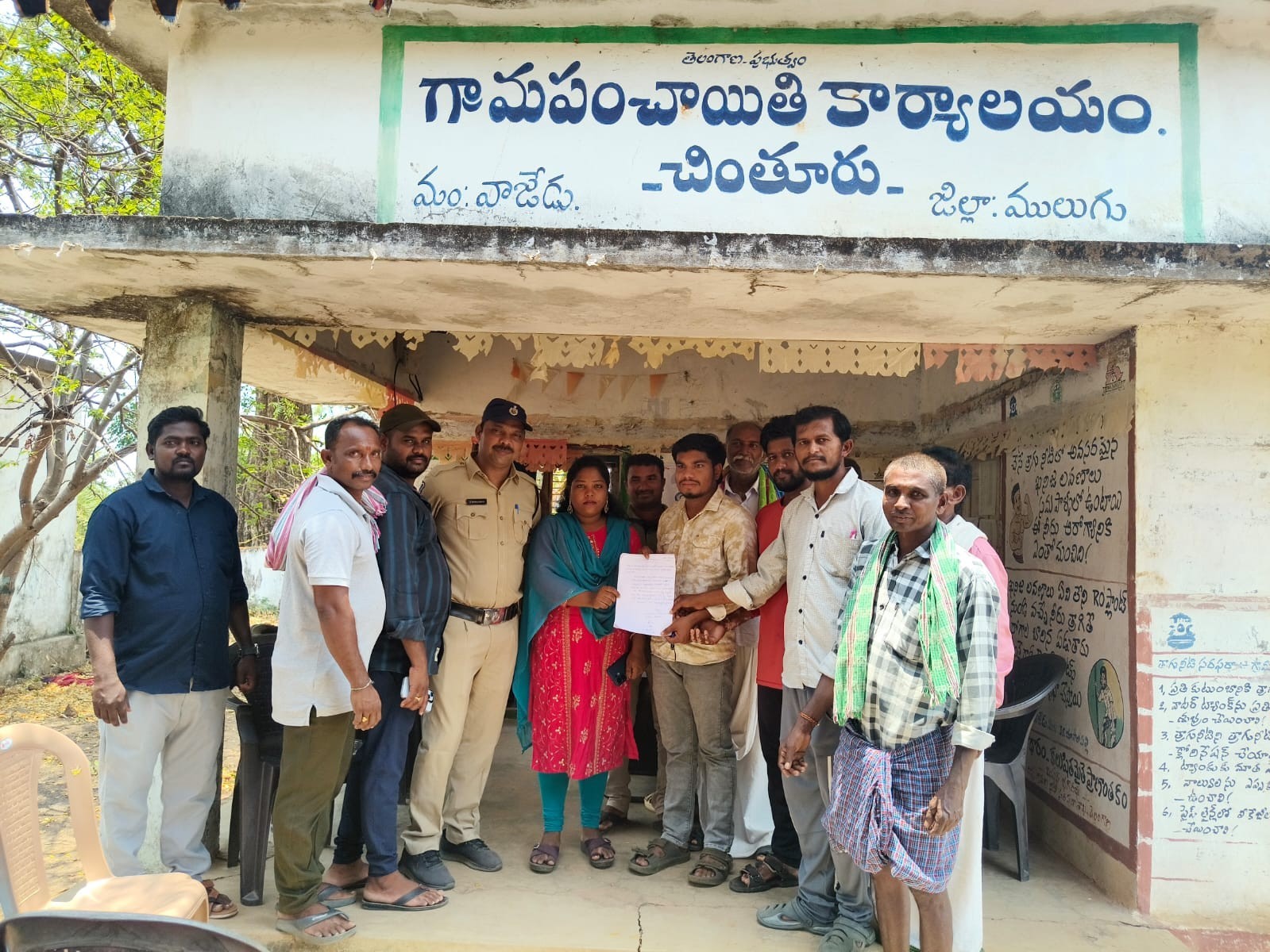 గ్రామసభలో రోడ్డు నిర్మాణానికి ఆమోదం