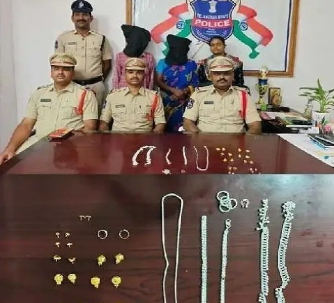 దొంగతనాలకు పాల్పడుతున్న భార్యాభర్తల అరెస్ట్